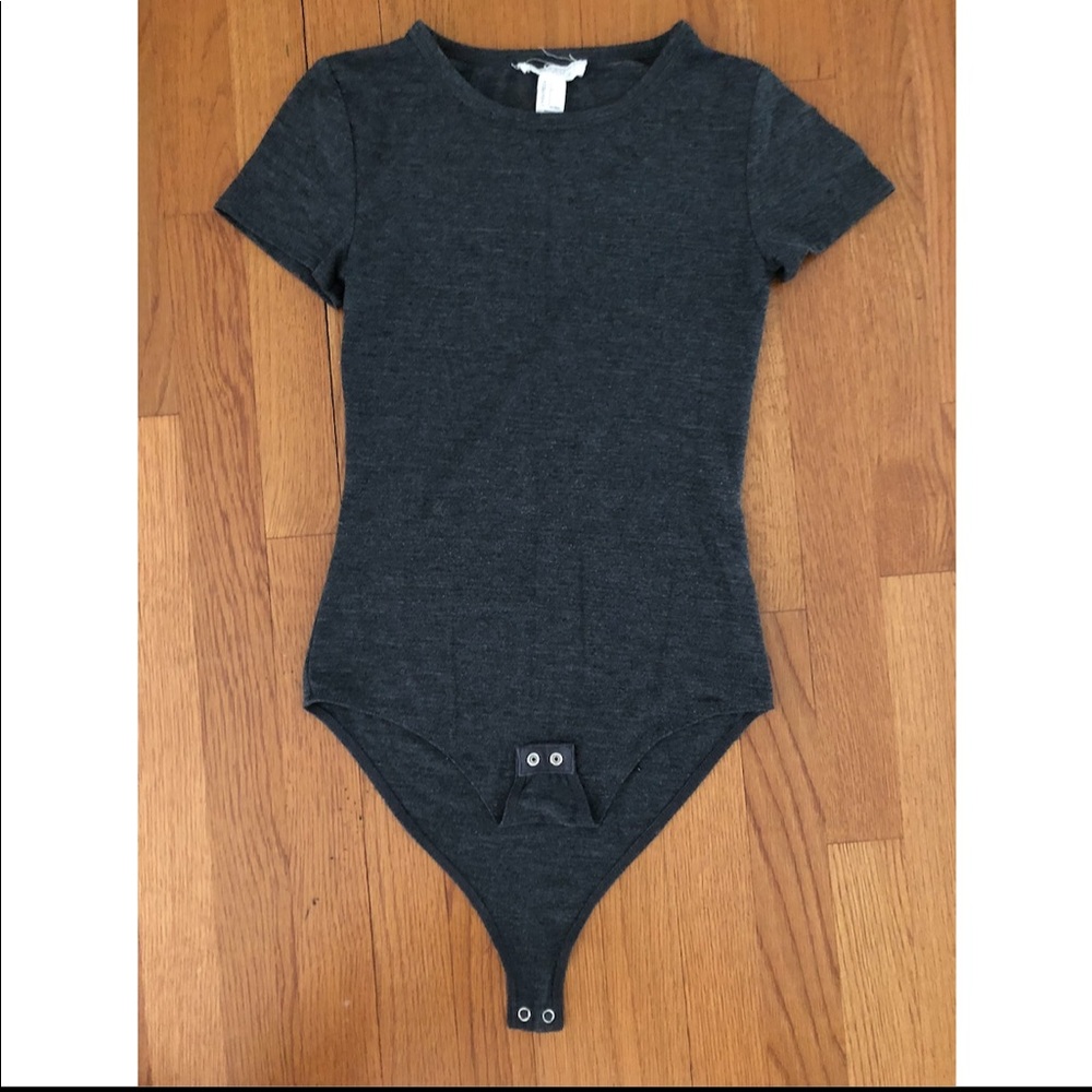Dark gray bodysuit